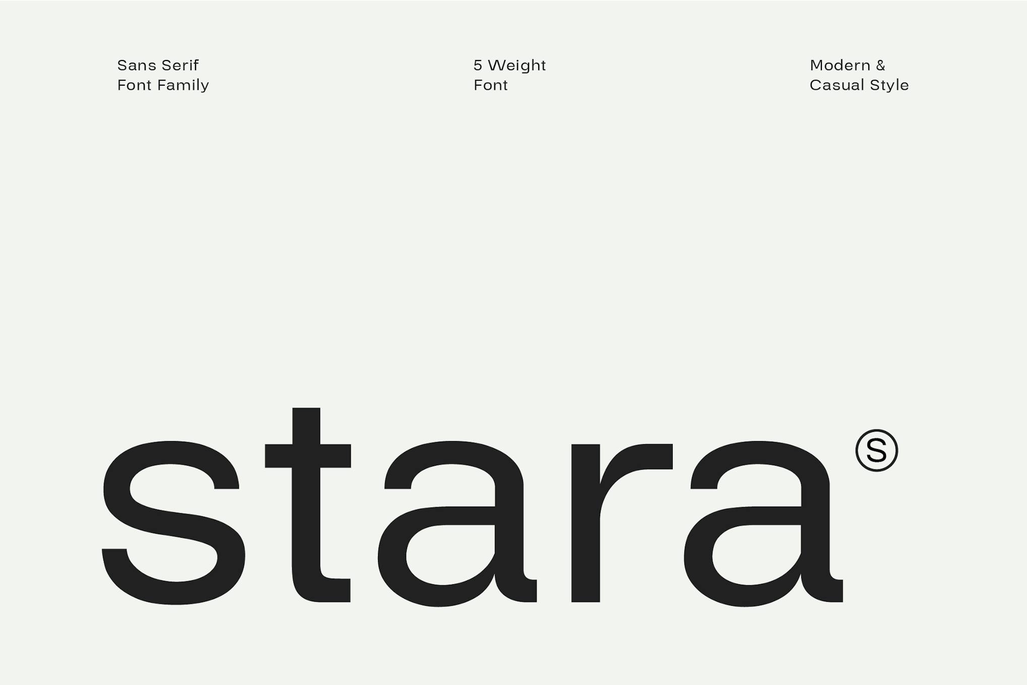 Stara Sans Serif Font Free Download