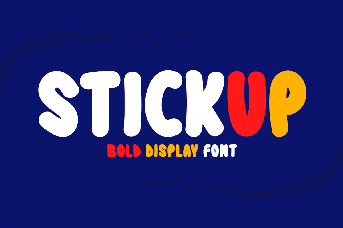 Stickup Typeface Free Download Free Download