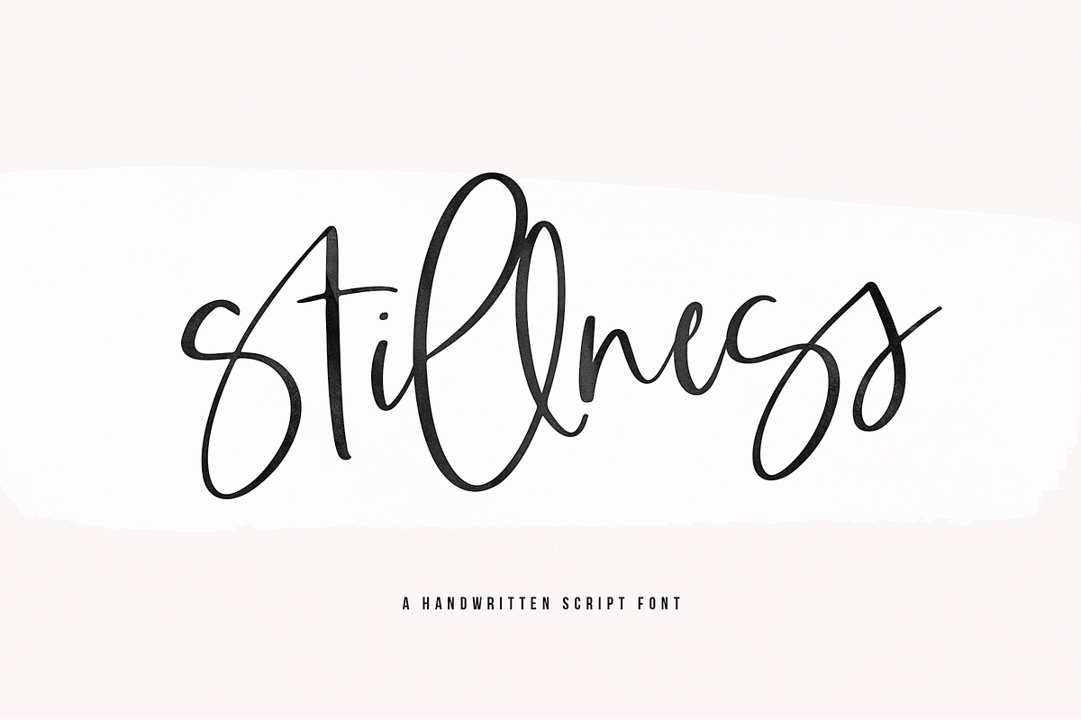 Stillness | Modern Script Font Free Download Free Download