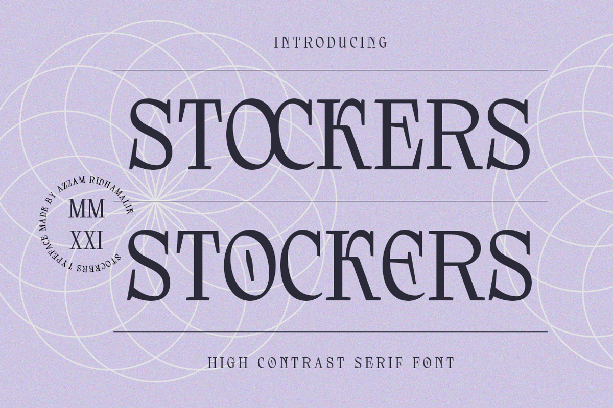 Stockers - Serif Font Free Download Free Download