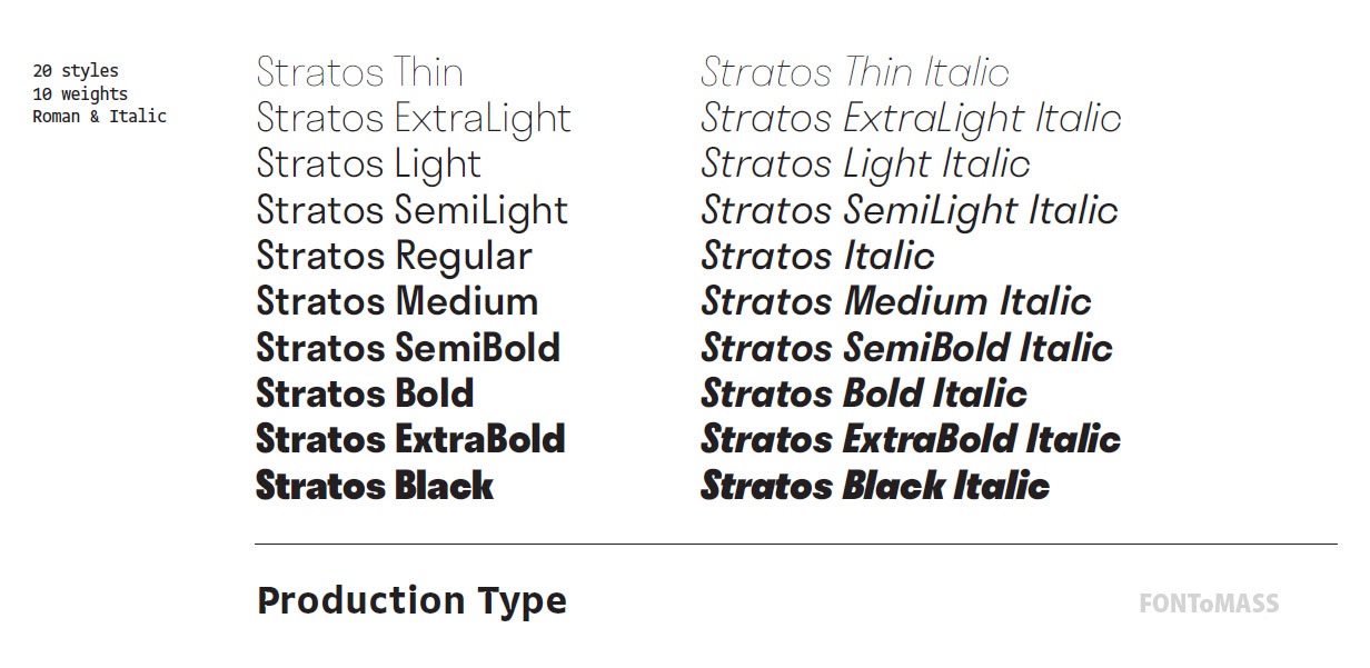 Stratos Font Free Download