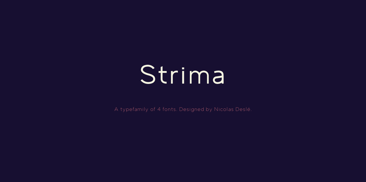 Strima Font Free Download