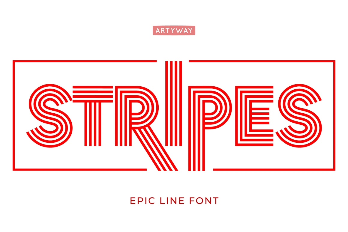 Striped Headline Font Free Download