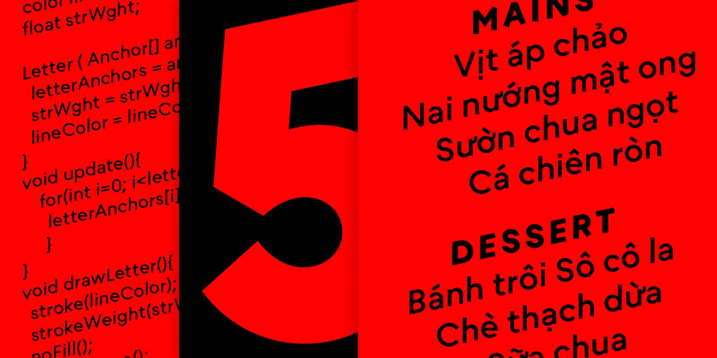 strokeWeight Font
