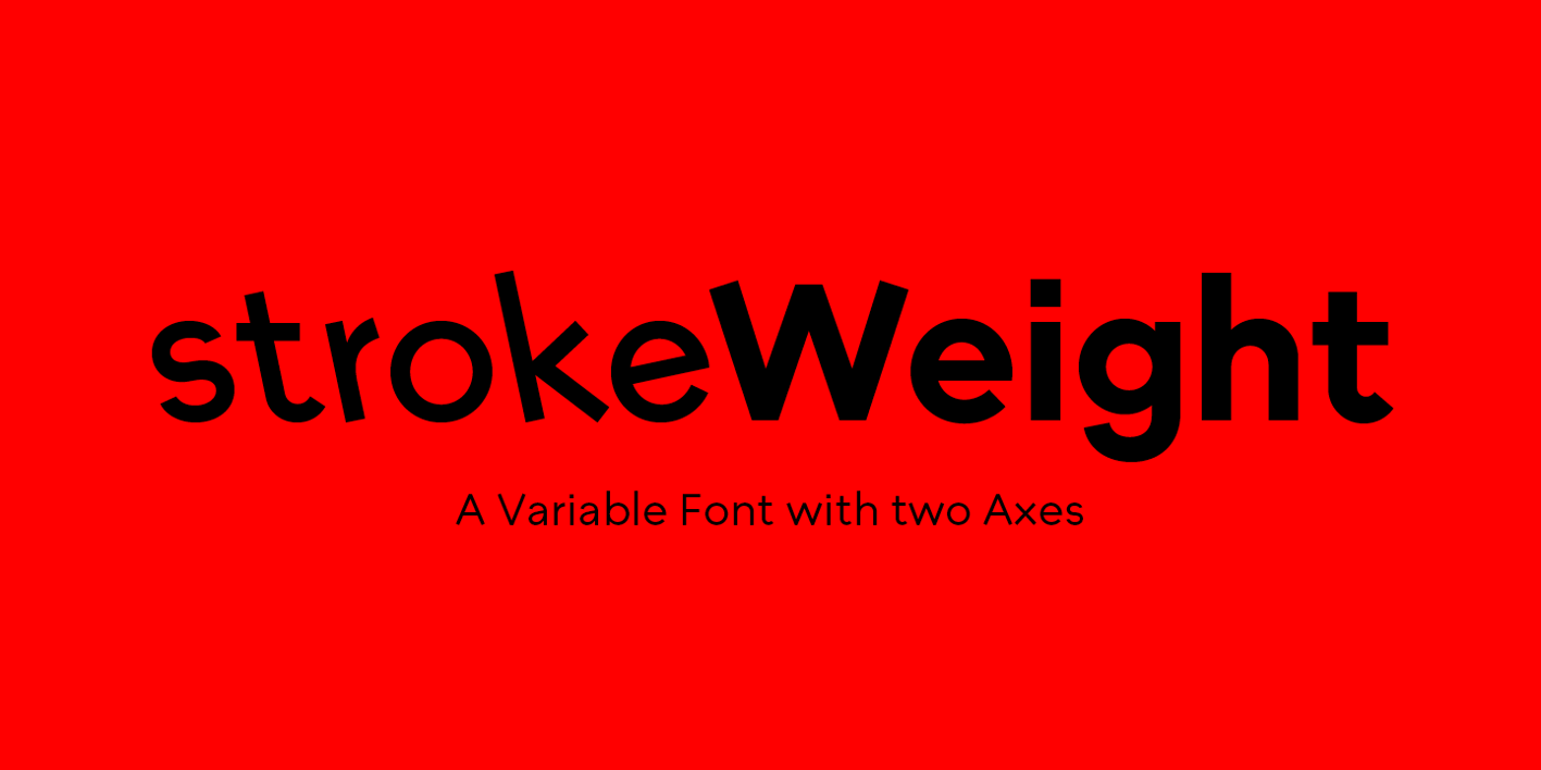 strokeWeight Font Free Download