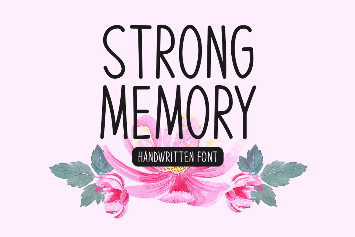 Strong Memory Typeface Free Download Free Download