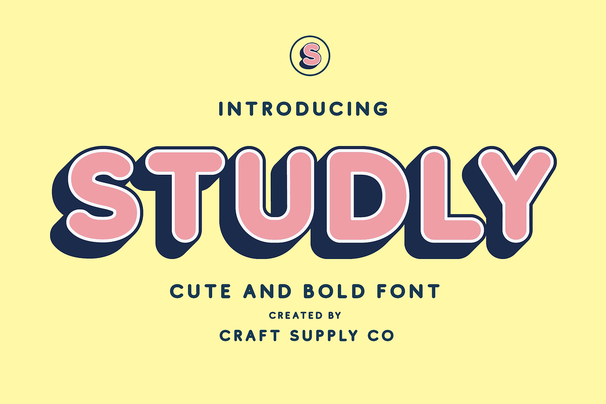 Studly - Layered Font Family Free Download Free Download