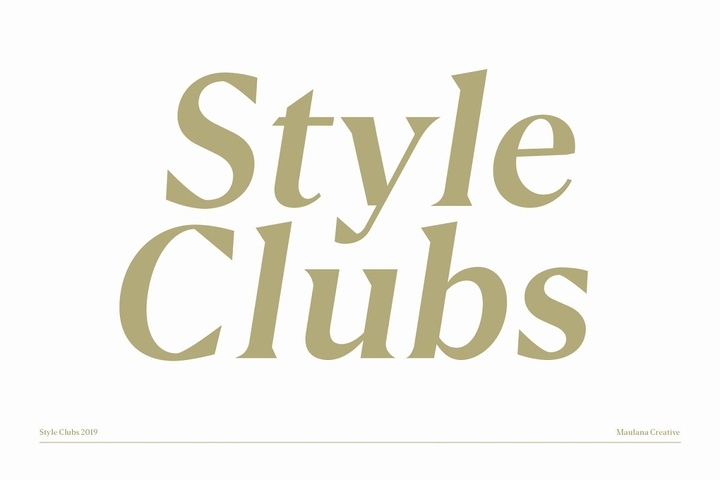 Style Clubs Serif Font Free Download