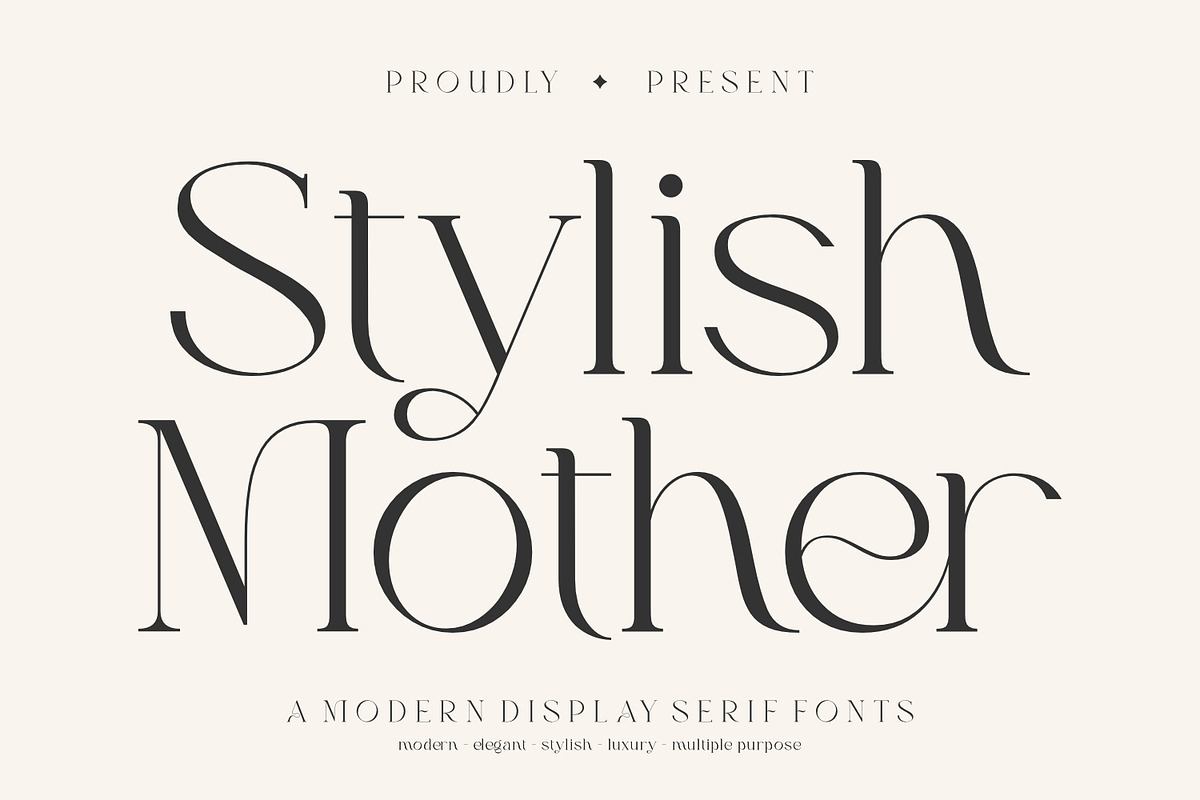 Stylish Mother - Display Serif Font Free Download Free Download