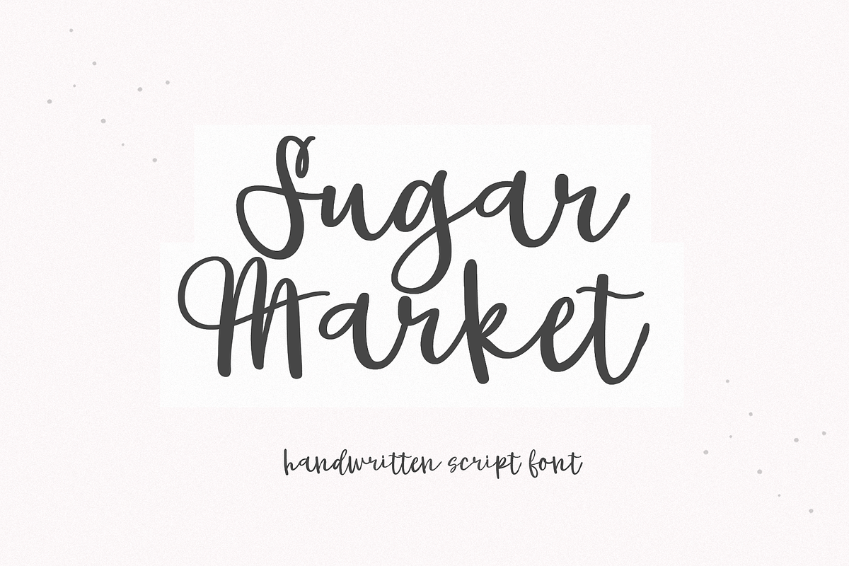 Sugar Market | Farmhouse Script Font Free Download Free Download