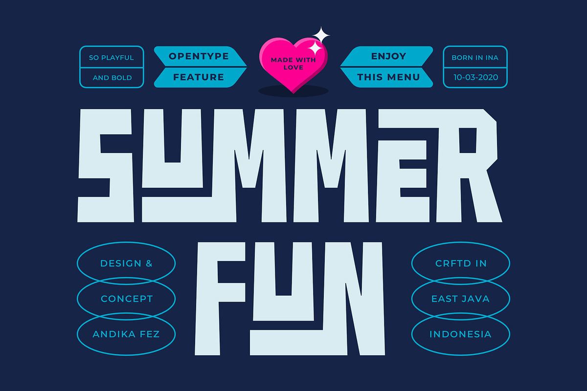 SUMMER FUN FONT Free Download Free Download