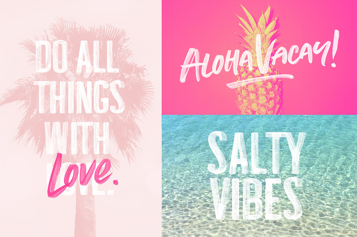 Summer Loving Font Collection Free Download