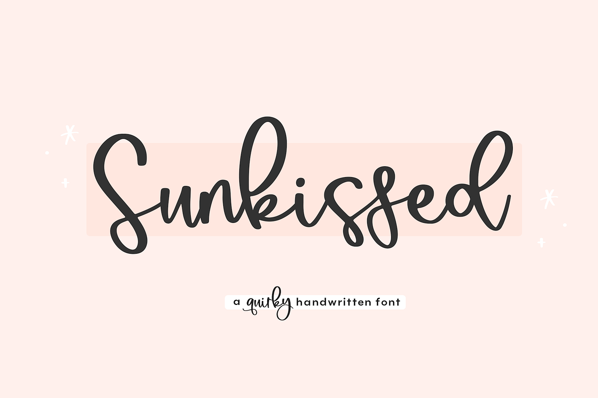 Sunkissed | Handwritten Script Font Free Download Free Download