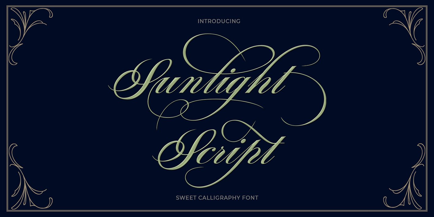 Sunlight Script Font Free Download