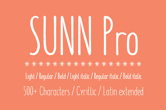 SUNN Pro - Handwriting Font Free Download