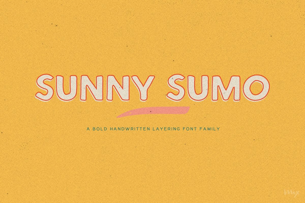 Sunny Sumo — A Layering Sans Serif Free Download Free Download