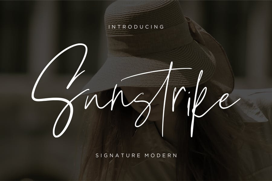 Suntrike Signature Modern Font Free Download