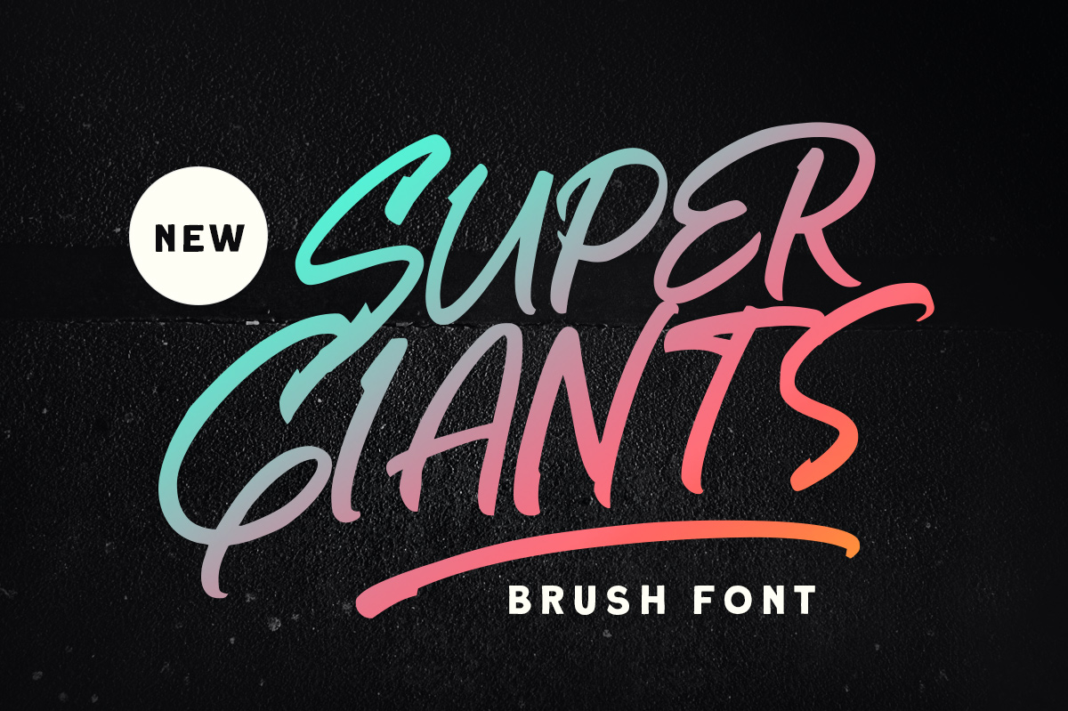 Super Giants Font Free Download