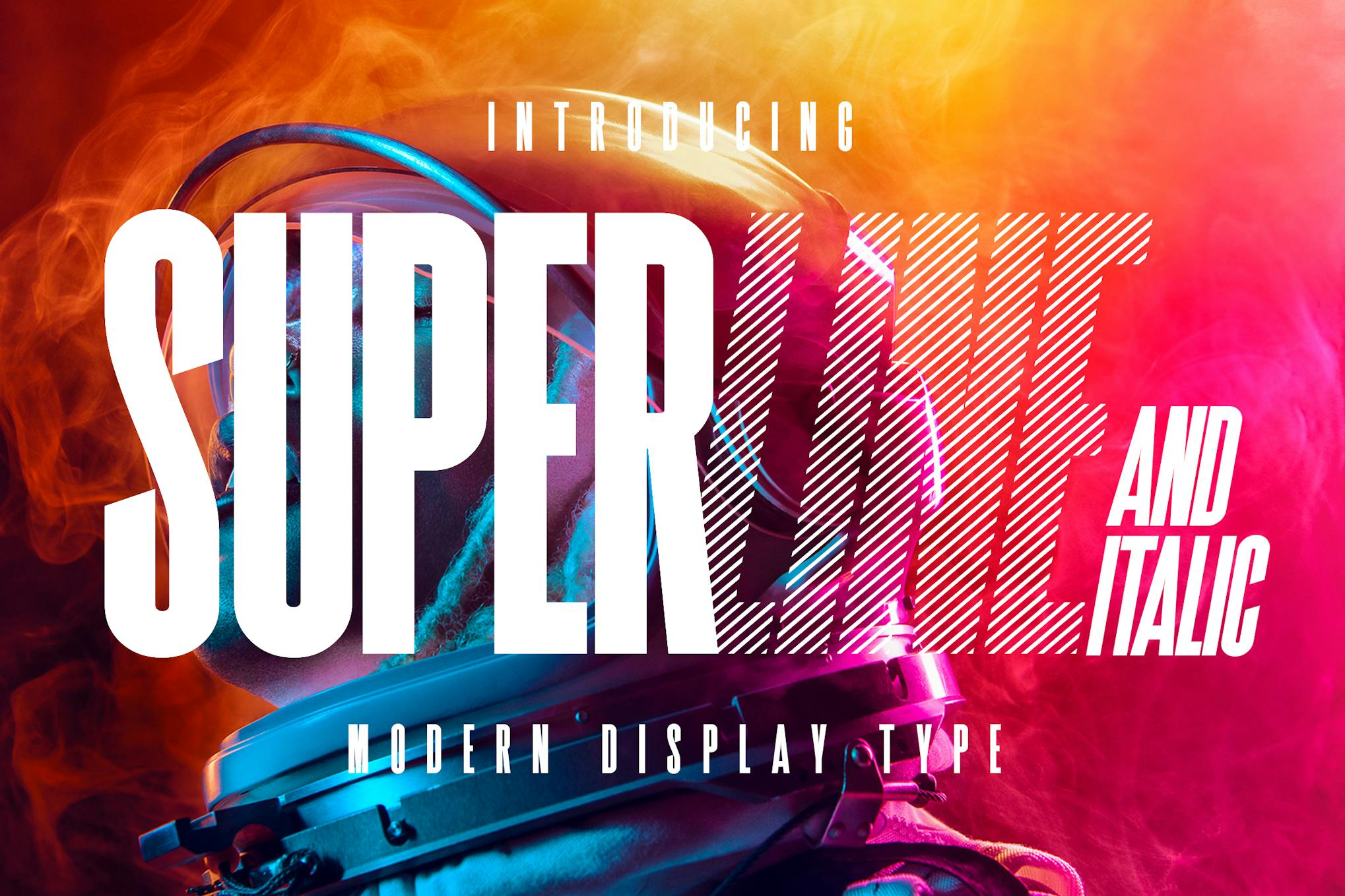 SuperLine Display Typeface Font Free Download