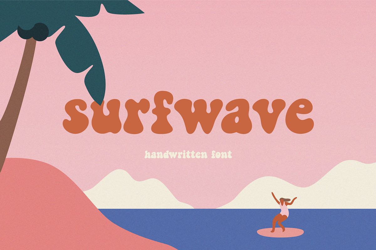 Surfwave | Handwritten font Free Download Free Download