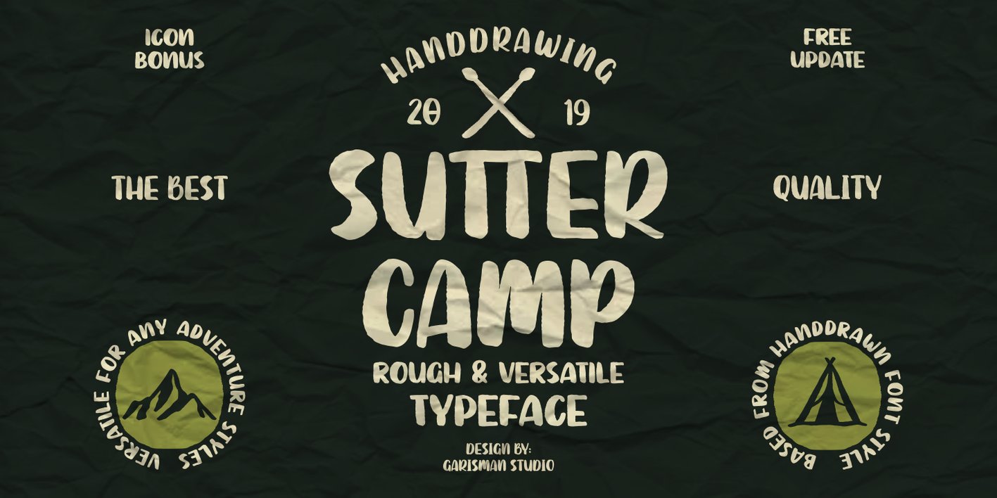 Sutter Camp Font Free Download