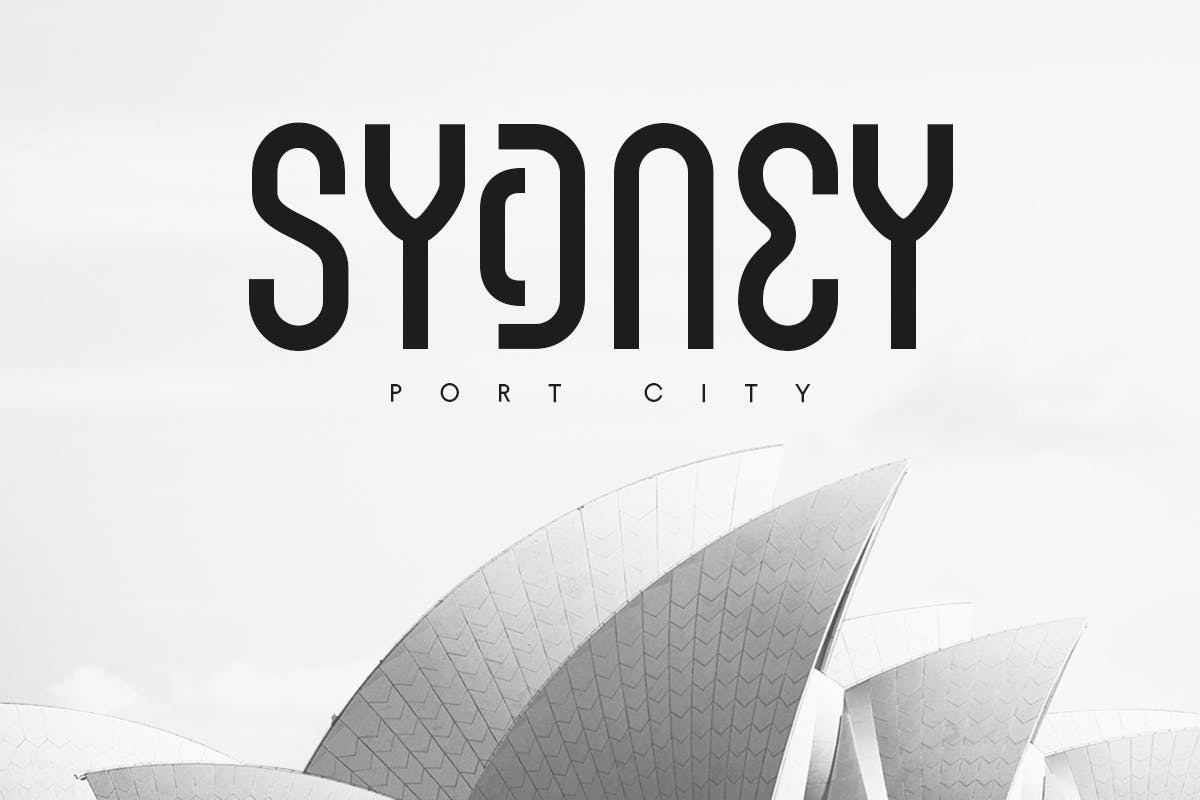 Sydney Unique Modern Font Free Download Free Download