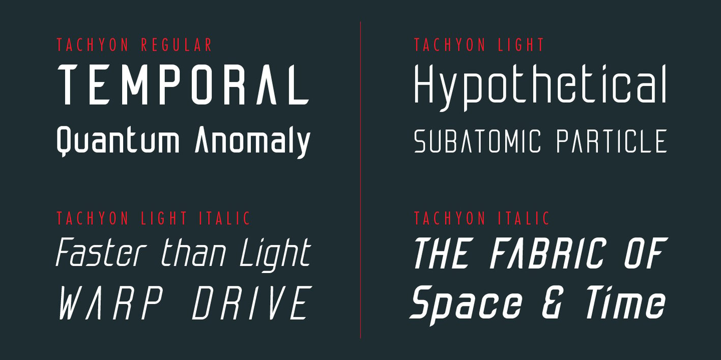 Tachyon Font Free Download