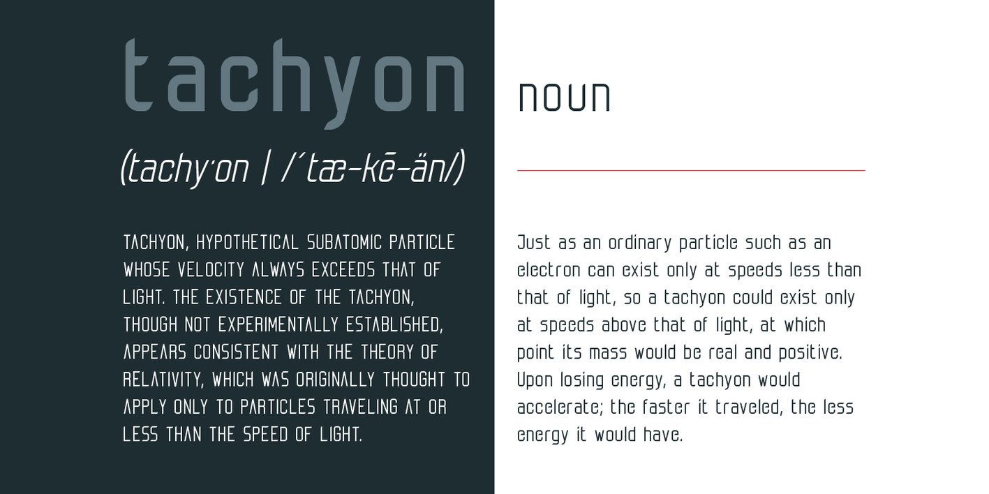 Tachyon Font Free Download