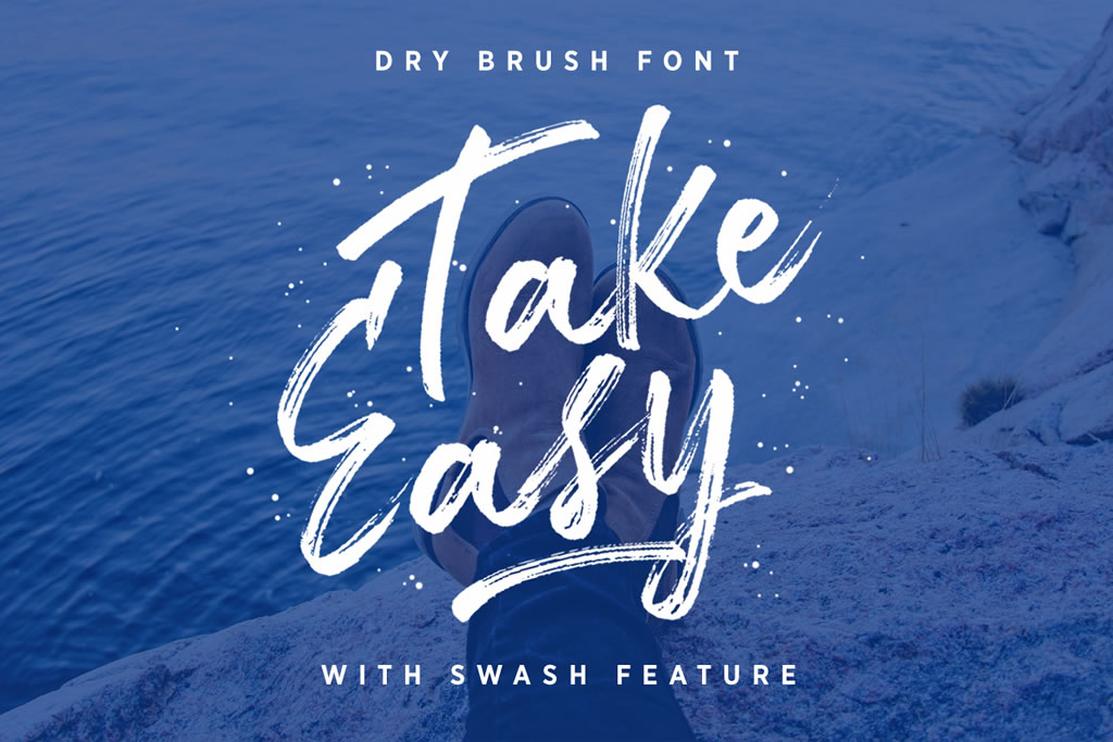 TakeEasy Brush Font Free Download