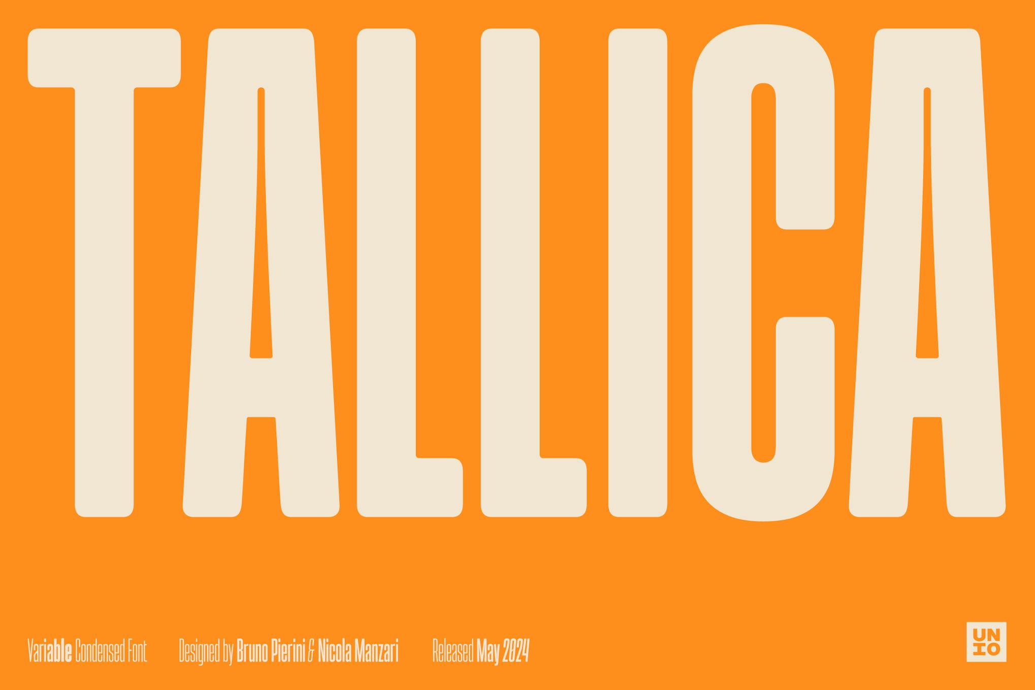 Tallica - Variable Typeface Font Free Download