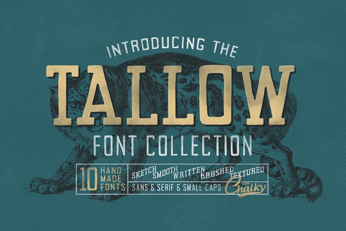 Tallow Font Collection (10 Fonts!) Free Download Free Download