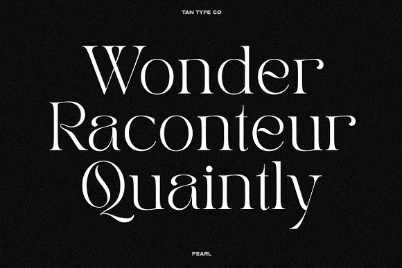 TAN - PEARL Font