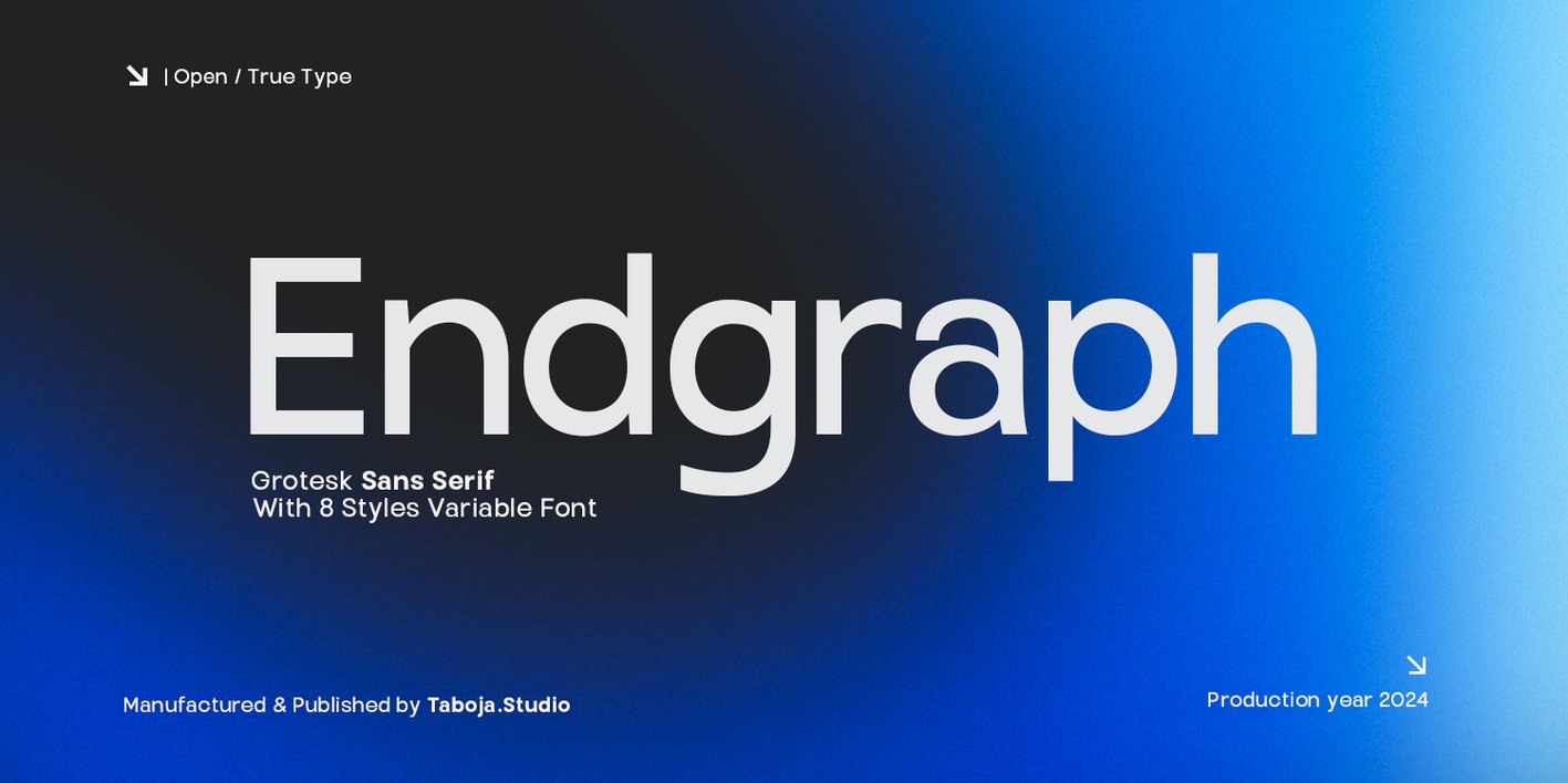 TBJ Endgraph 8 Sans Family Font Free Download