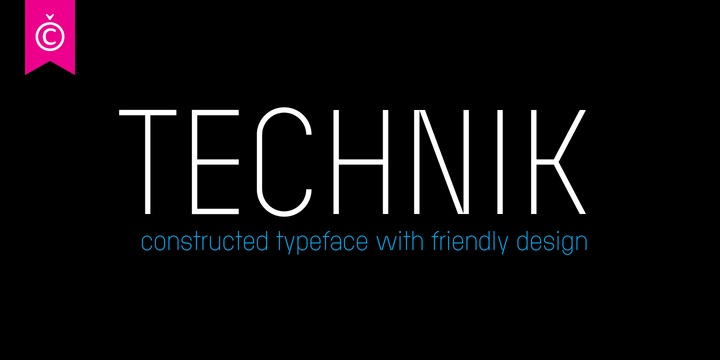 Technik Font Free Download