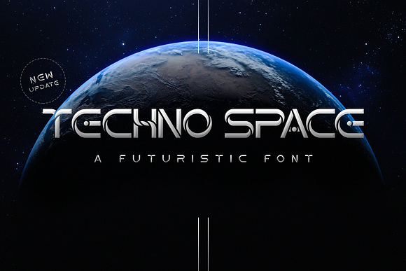 Techno Space Futuristic Font Free Download