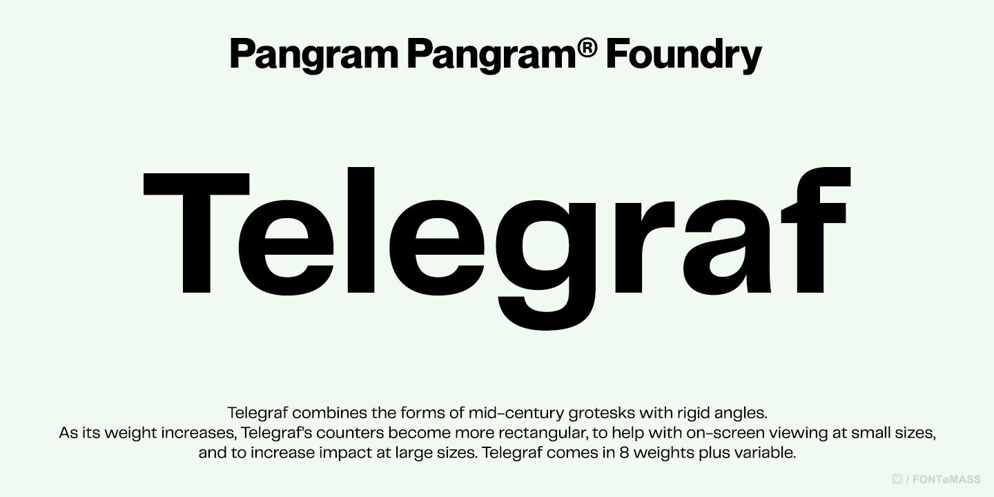 Telegraf Font Free Download