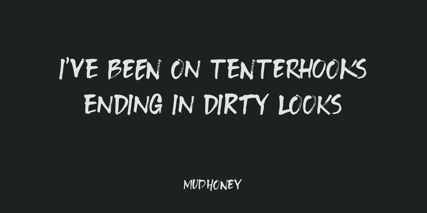 Tenterhooks Font Free Download