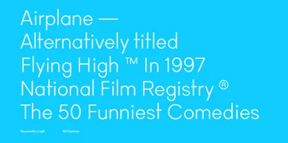 TG Neuramatica Font