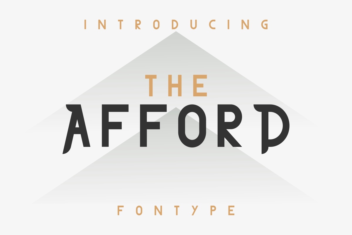 THE AFFORD Font Free Download