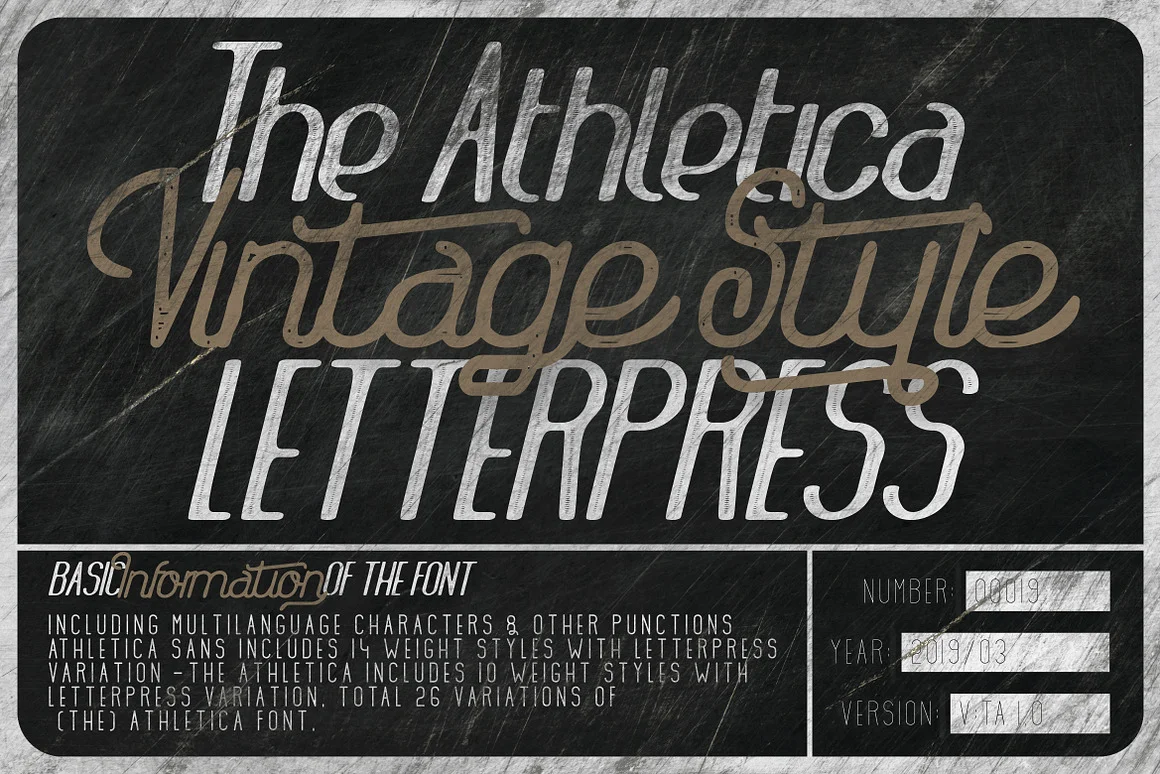 The Athletica Font