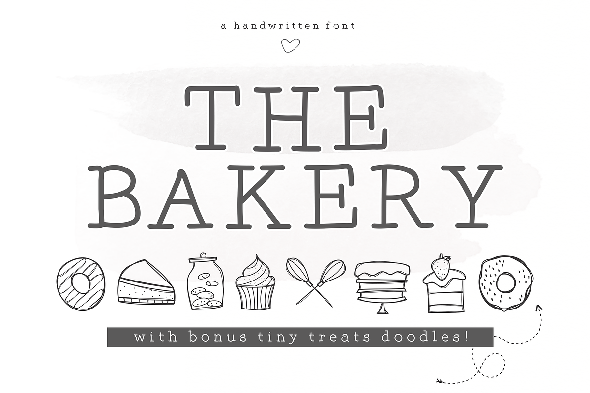 The Bakery - Serif and Doodle Font Free Download Free Download