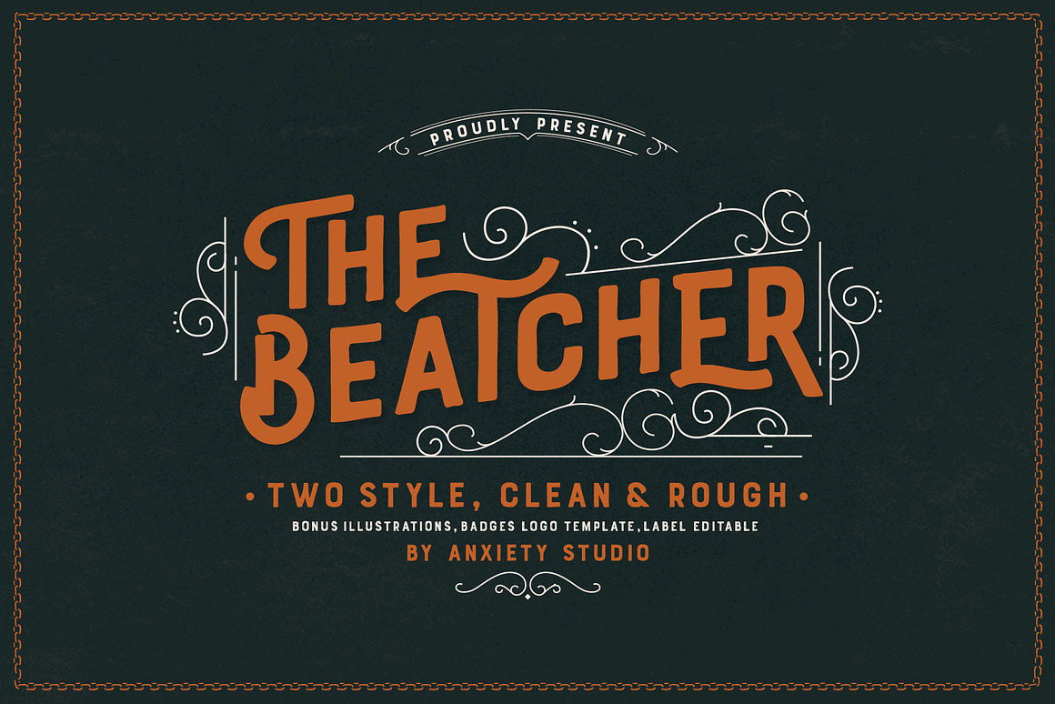 The Beatcher Typeface (Extras) Free Download