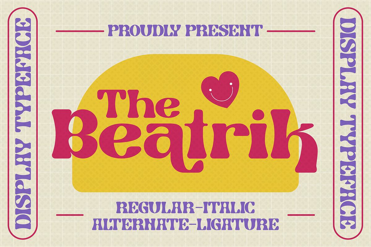 The Beatrik Modern Display Font Free Download Free Download