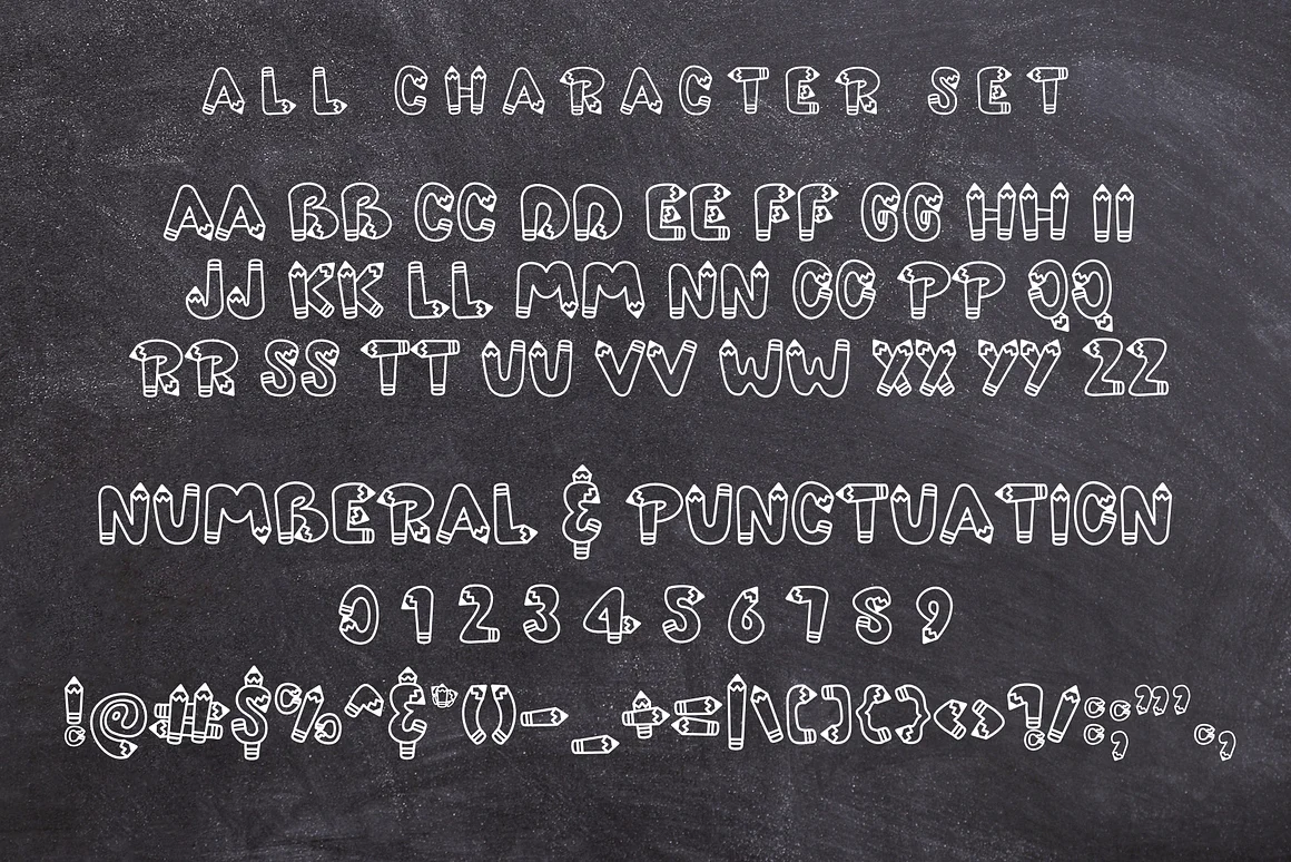 The Best Pencil is a Duo Font
