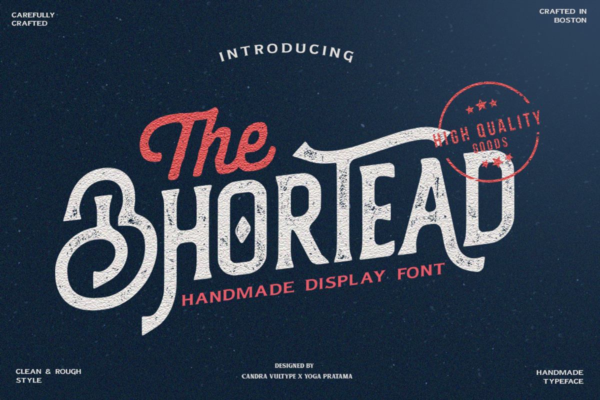 The Bhortead - Vintage Stamp Font Free Download Free Download