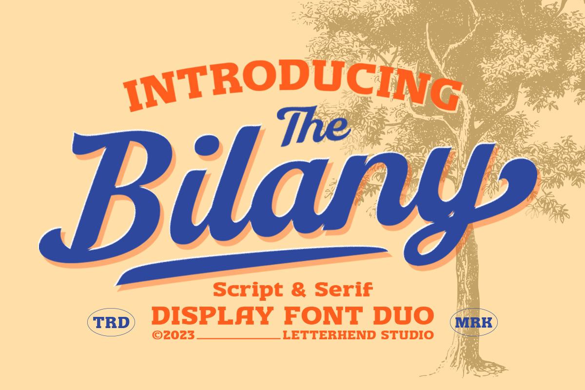 The Bilany - Display Font Duo Free Download Free Download