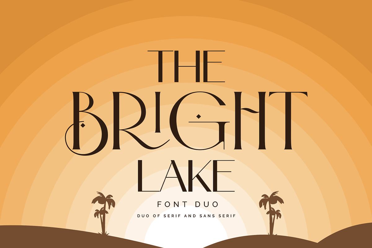 The Bright Lake Font Duo + Logos Free Download Free Download