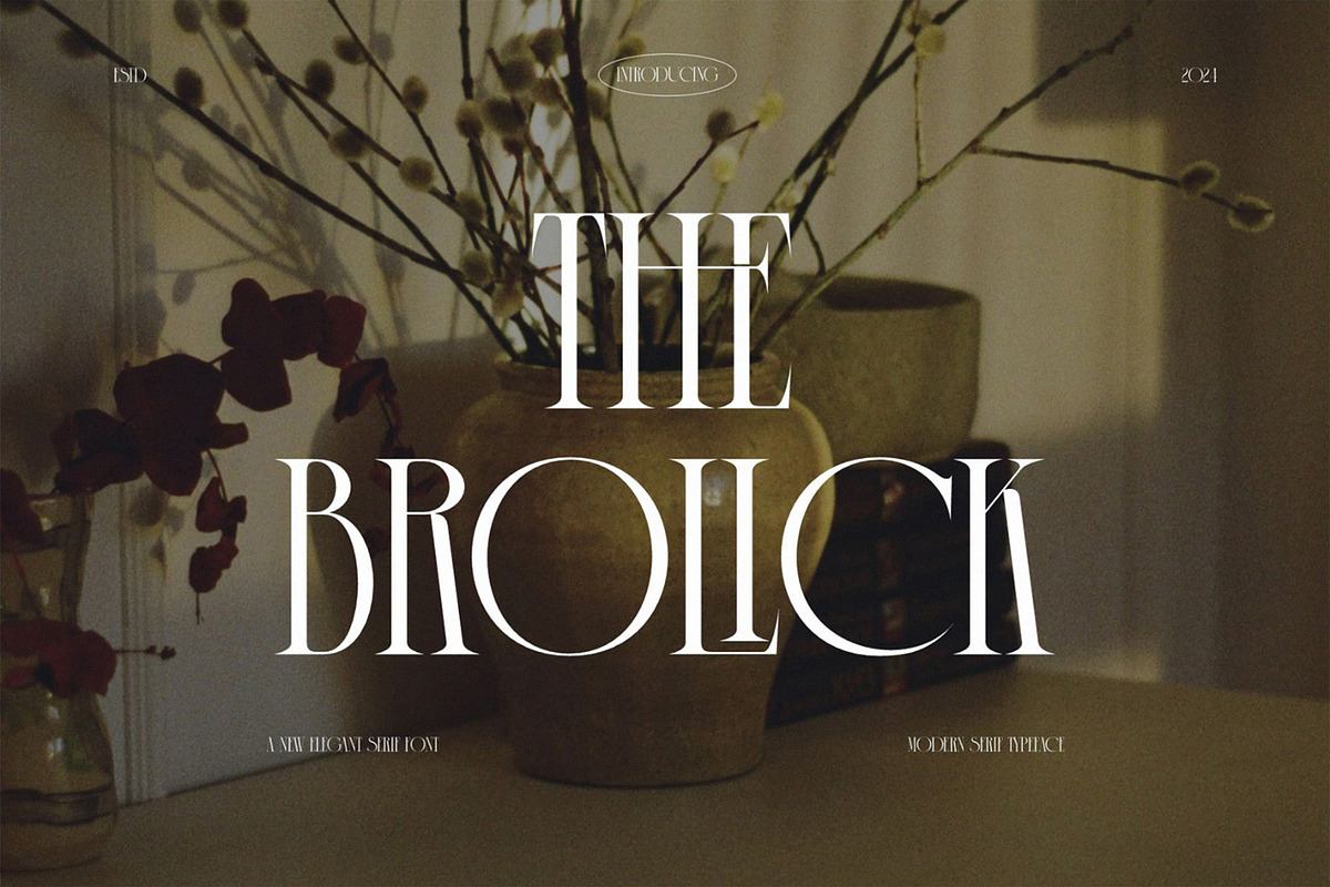 The Brolick Elegant Serif Typeface Free Download Free Download