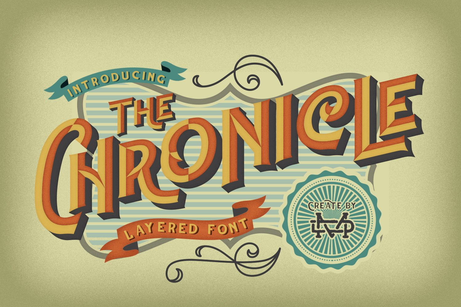 The Chronicle Layered Font Free Download