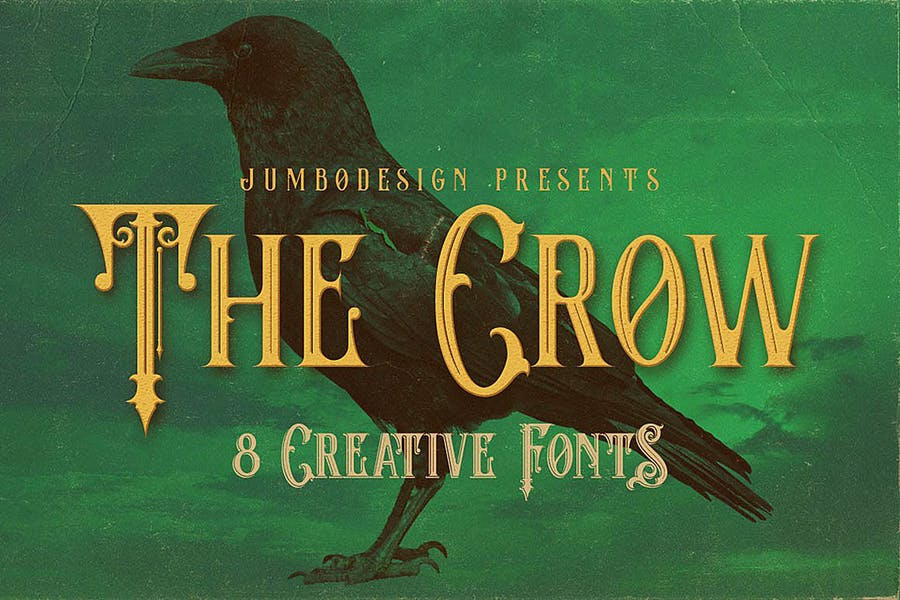 The Crow - Vintage Style Font Free Download